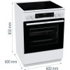 Плита Электрическая Gorenje GEC6C40WD