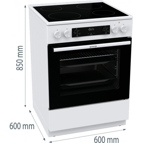 Плита Электрическая Gorenje GEC6C40WD