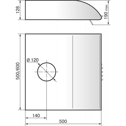 Вытяжка козырьковая Elikor Olympia 60