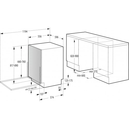 Посудомоечная машина встраив. Gorenje GV631D60