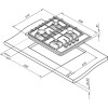 Газовая варочная поверхность Darina T1 BGM 341 12 X