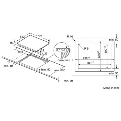 Индукционная варочная поверхность Bosch PXE801DC1E