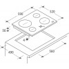 Варочная поверхность Candy CH64CCW