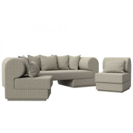 Набор Кипр-3 (диван, 2 кресла) корфу 02