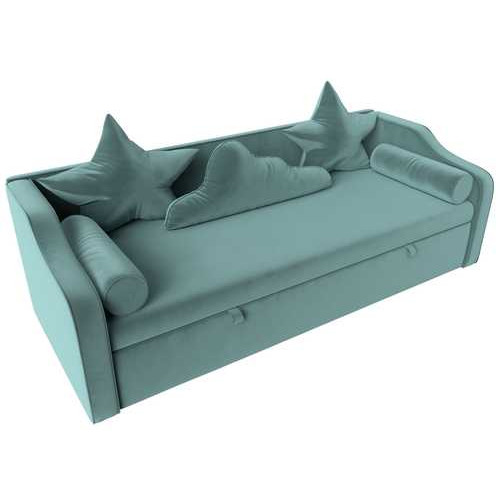 Детский диван-кровать Рико Бирюзовый