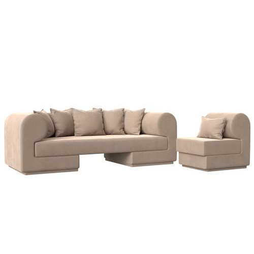 Набор Кипр-2 (диван, кресло) Бежевый