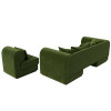 Набор Кипр-2 (диван, кресло) Зеленый