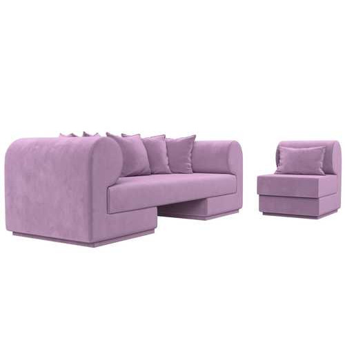Набор Кипр-2 (диван, кресло) Сиреневый