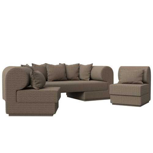 Набор Кипр-3 (диван, 2 кресла) корфу 03