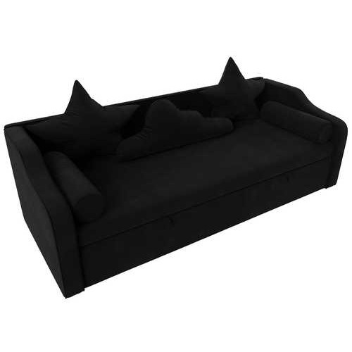 Детский диван-кровать Рико Черный