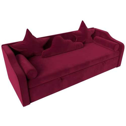 Детский диван-кровать Рико Бордовый