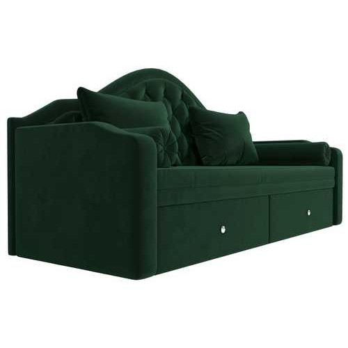 Прямой диван софа Сойер Зеленый