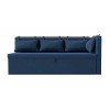 Кухонный диван Метро с углом справа Berat Синий