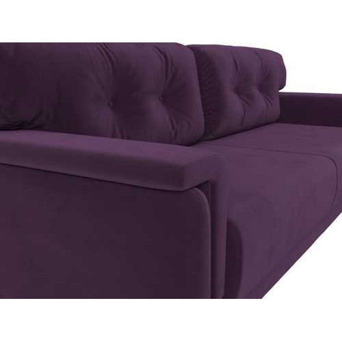 Прямой диван Оксфорд Фиолетовый