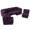 Набор Кипр-3 (диван, 2 кресла) Фиолетовый