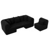 Набор Кипр-2 (диван, кресло) Черный
