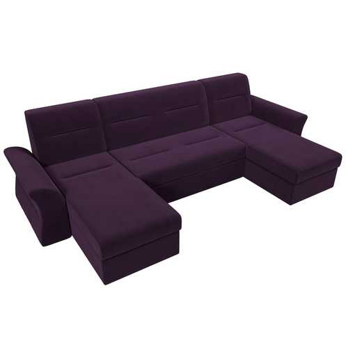 П-образный диван Клайд Фиолетовый