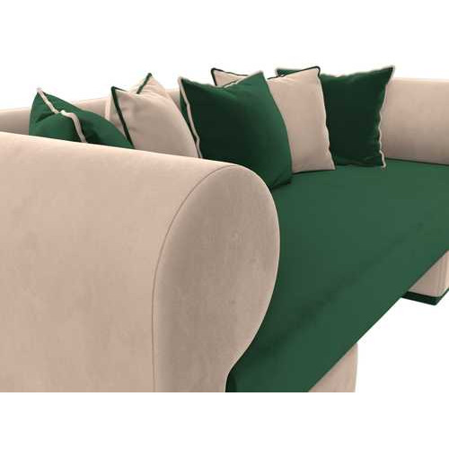 Набор Кипр-2 (диван, кресло) Зеленый\Бежевый