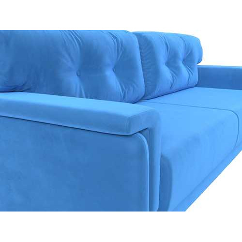 Прямой диван Оксфорд Голубой