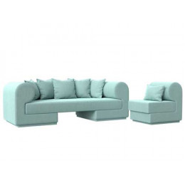 Набор Кипр-2 (диван, кресло) Berat Ментоловый