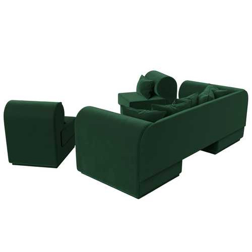 Набор Кипр-3 (диван, 2 кресла) Зеленый