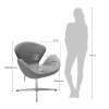 Кресло SWAN STYLE CHAIR синий