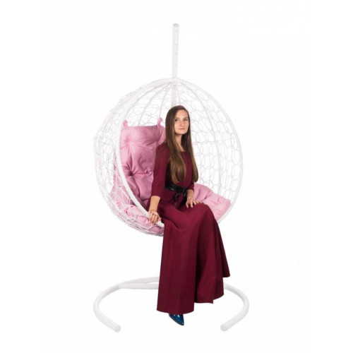Кресло подвесное FP 0255 Розовая подушка