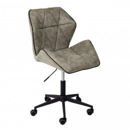 Кресло поворотное Trix, серый, ткань