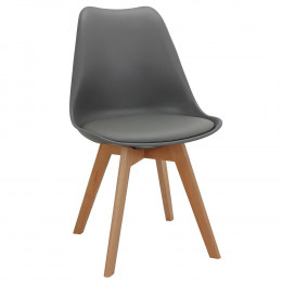 Стул Eames Bon серый