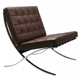 Кресло BARCELONA CHAIR коричневый