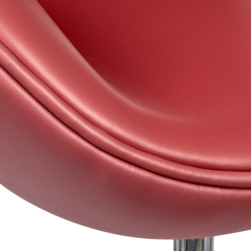 Кресло SWAN STYLE CHAIR красный, натуральная кожа