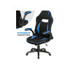 Кресло компьютерное Plast 1 light blue / black