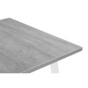 Стол деревянный Колон Лофт 120(160)х75х75 25 мм бетон / белый матовый