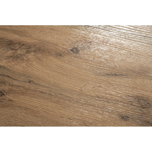 Стол деревянный Лота Лофт 140 25 мм дуб вотан / матовый черный