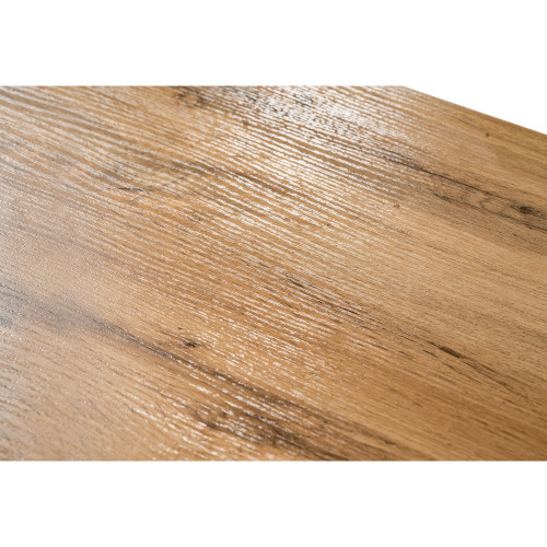 Стол деревянный Денвер Лофт 120х60х75 25 мм дуб вотан / черный матовый