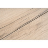 Стол деревянный Денвер Лофт 120(160)х75х75 25 мм дуб делано светлый / черный матовый