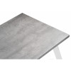 Стол деревянный Тринити Лофт 120х60х75 25 мм бетон / белый матовый