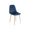 Стул Capri dark blue / wood